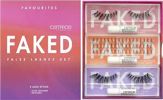 Set - Catrice Faked False Lashes Set 01 Everyday Picks — photo N1