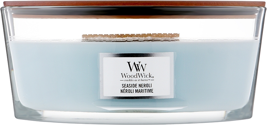 Scented Candle in Glass - WoodWick Candle Seaside Neroli — photo N4