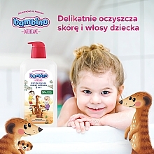 Kids Bathing Gel 2in1 "Meerkats" - Bambino Children — photo N6