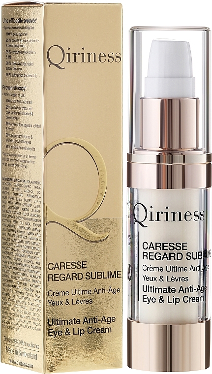 Qiriness - Caresse Regard Sublime Ultimate Anti-Age Eye & Lip Cream — photo N1