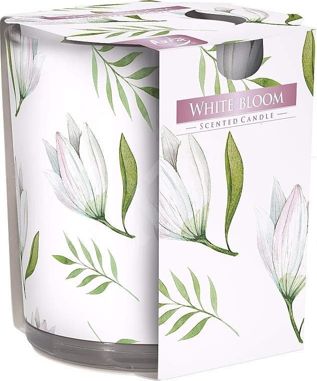 Scented Candle in Glass 'White Blossom' - Bispol Scented Candle White Bloom — photo N1