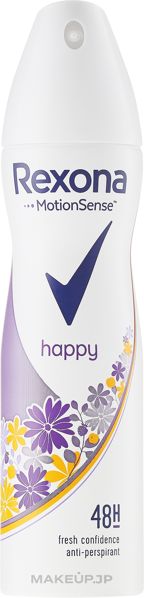 Deodorant Spray - Rexona MotionSense Happy Morning Peach & Wild Raspberry — photo 150 ml