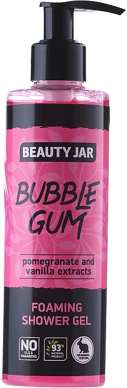 Shower Gel "Bubble Gum" - Beauty Jar Foaming Shower Gel — photo N2