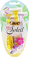 Fragrances, Perfumes, Cosmetics Razor Set, 4 pcs - Bic Miss Soleil Tropical