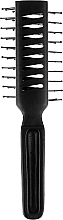 Hair Brush "Tunnel static free", black - Comair — photo N2