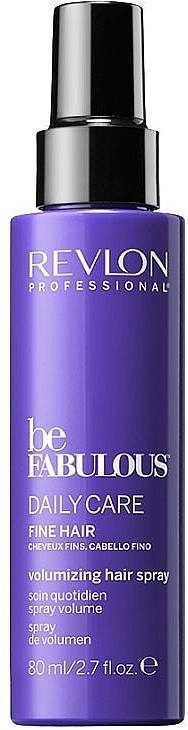 Cleansing Thin Hair Spray - Revlon Professional Be Fabulous Daily Care Fine Hair Volumizing Hair Spray — photo N1