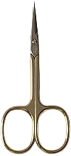 Cuticle Scissors, gold/silver, length 9 cm - Miller Solingen — photo N2