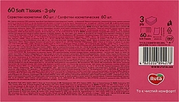 3-Layer Tissues, 60 pcs. - Ruta — photo N12