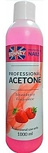 Nail Polish Remover "Strawberry" - Ronney Professional Acetone Strawberry — photo N24