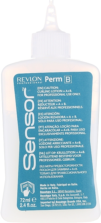 Natural Curling Perm Care - Revlon Professional Sensor Perm (lot/20ml + lot/72ml + neutr/100ml) — photo N3