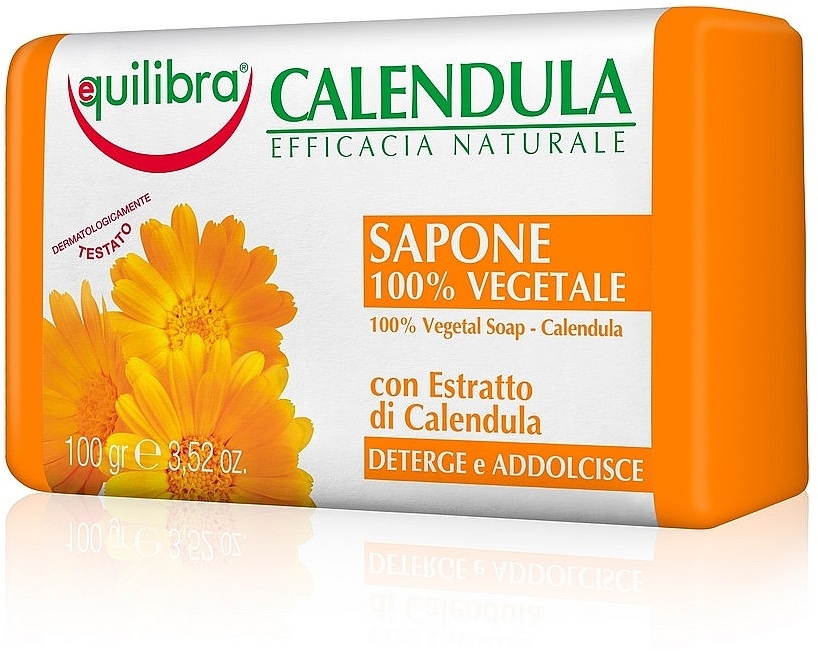 Calendula Face, Hand & Body Soap - Equilibra — photo N1