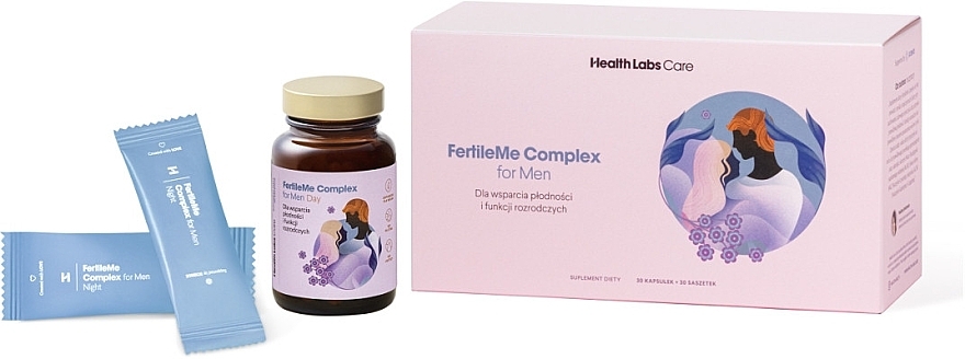 Set - HealthLabs Care FertileMe Complex For Men — photo N2