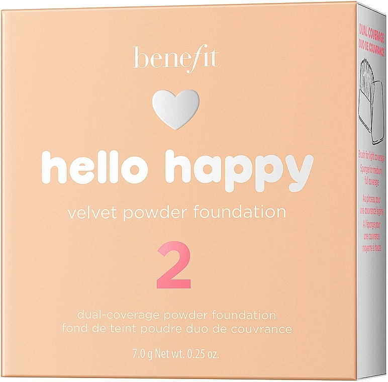 Powder Foundation - Benefit Hello Happy Velvet Powder Foundation — photo N4