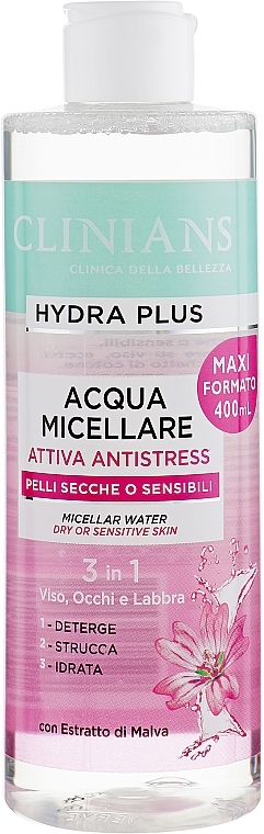 Micellar Water - Clinians Hydra Plus Attiva Antistress — photo N2