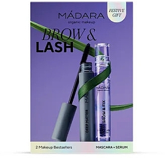 Set - Madara Brow & Lash Duo Set (mascara/6ml + serum/4.25ml)  — photo N1