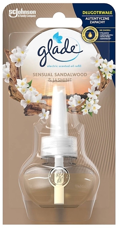 Electric Air Freshener - Glade Electric Scented Oil Sensual Sandalwood & Jasmine Refill (refill) — photo N1