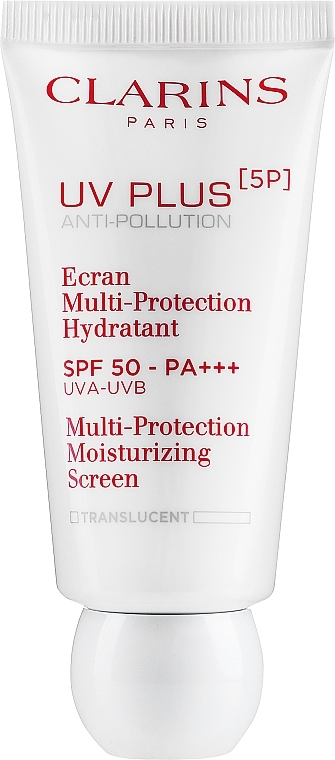 Moisturizing Protective Face Fluid - Clarins Uv Plus [5p] Multi-protection Moisturizing Screen SPF 50-PA+++ — photo N3