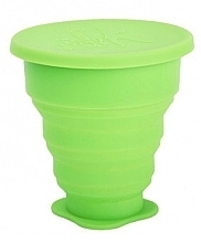 Container for Menstrual Cup Disinfection, 225 ml, green - MeLuna — photo N1