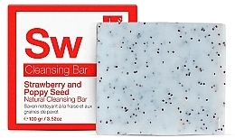 Soap - Dr. Botanicals Strawberry & Poppy Seed Natural Cleansing Bar — photo N2