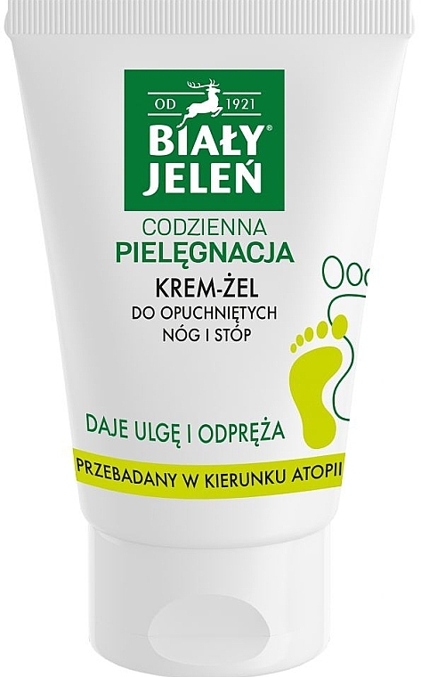 Hypoallergenic Cream-Gel for Swollen Legs - Bialy Jelen Hypoallergenic Cream-Gel For Swollen Legs — photo N1
