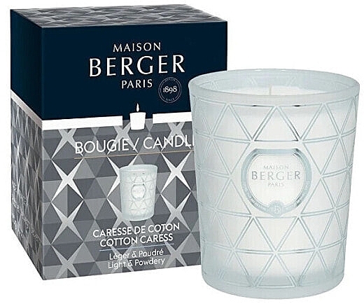 Scented Candle - Maison Berger Geode Cotton Caress Candle — photo N1