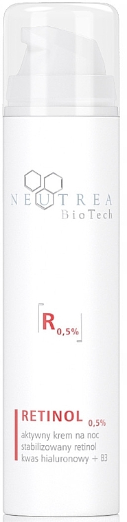 Active Night Cream with 0.5% Retinol - Neutrea BioTech Retinol 0.5% Active Night Cream — photo N1