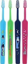 Fragrances, Perfumes, Cosmetics Kids Toothbrushes, blue + green + blue + pink - TePe Kids Extra Soft