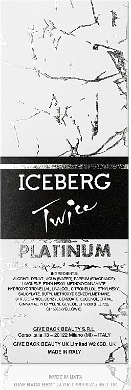 Iceberg Twice Platinum - Eau de Toilette — photo N3