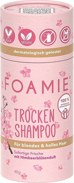 Blonde Dry Shampoo - Foamie Dry Shampoo Berry Blossom — photo N5