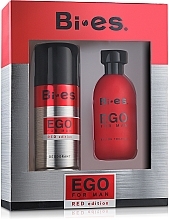 Fragrances, Perfumes, Cosmetics Bi-Es Ego Red Edition - Set (edt/100ml + deo/150ml)