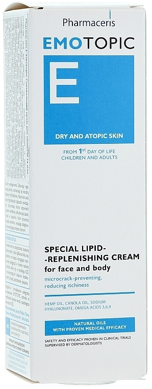 Face and Body Special Cream - Pharmaceris E Emotopic Special Lipid-Replenishing Cream — photo N2
