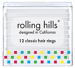 Fragrances, Perfumes, Cosmetics Hair Rings Set - Rolling Hills Classic Hair Rings Transparent