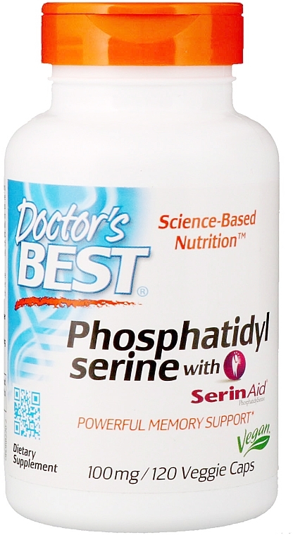 Phosphatidylserine with SerinAid, 100mg, capsules - Doctor's Best — photo N1