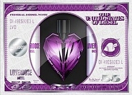 Fragrances, Perfumes, Cosmetics Diesel Loverdose - Set (edp/50ml + b/lot/50ml + sh/gel/50ml)