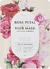 Nourishing Hair Mask Cap - Petitfee&Koelf Rose Petal Satin Hair Mask — photo N1