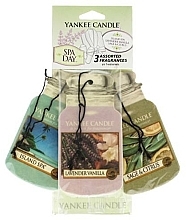 Fragrances, Perfumes, Cosmetics Car Air Freshener Set - Yankee Candle Car Jar Spa Day