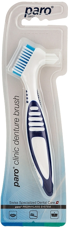 Denture Brush, blue - Paro Swiss Denture Brush — photo N1