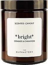 Scented Candle in Jar - Ambientair The Olphactory Bright Orange & Cinnamon Scented Candle — photo N2