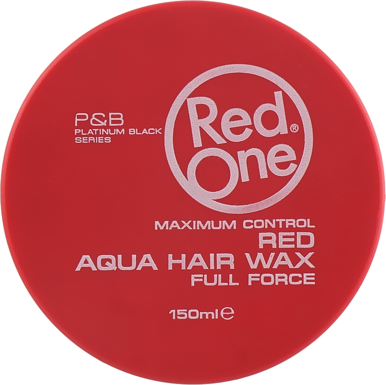 Watery Hair Wax - RedOne Aqua Hair Gel Wax Full Force Red — photo N2