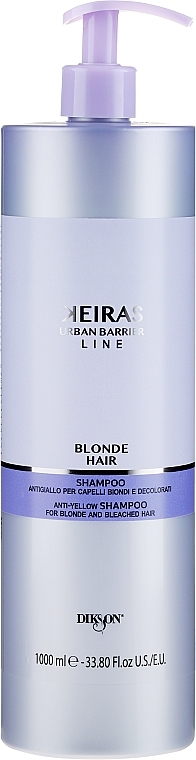 Bleached Hair Shampoo - Dikson Blond Hair Anti-Yellow Shampoo For Blonde And Beached Hair — photo N3