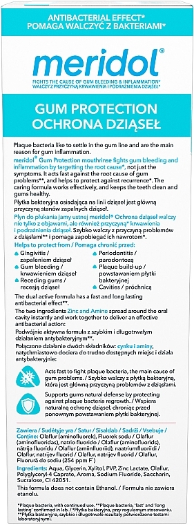 Mouthwash - Meridol Protection Gums Liquid Mouthwash — photo N8