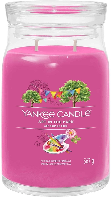 Scented Candle in Jar 'Art In The Park', 2 wicks - Yankee Candle Singnature — photo N1