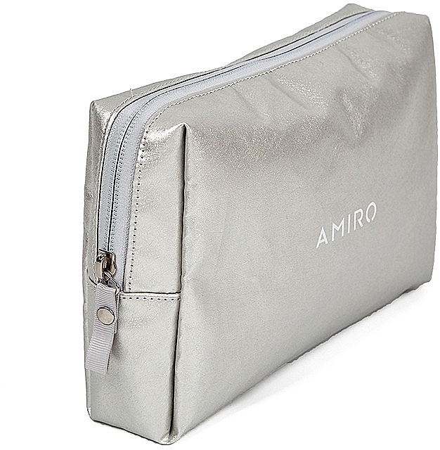 Cosmetic Bag, silver - Amiro — photo N2