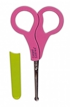 Fragrances, Perfumes, Cosmetics Safety Scissors, 2/809, pink with green cap - Canpol Babies