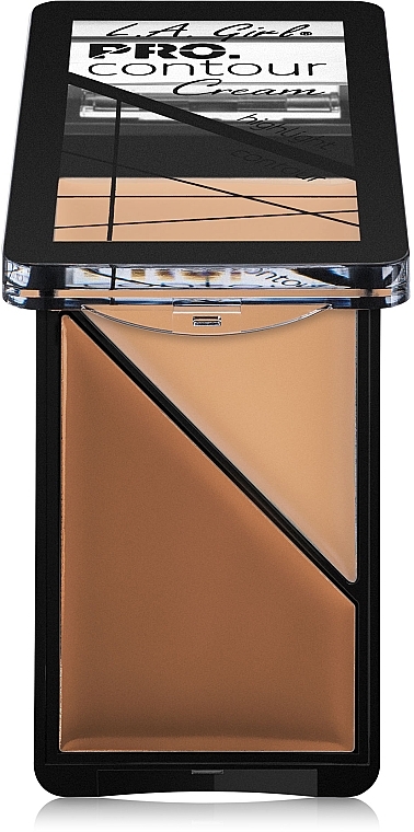 Highlighter - L.A. Girl Pro. Contour Cream Highlight And Contour Duo — photo N1