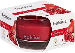 Scented Candle "Pomegranate", 50x80 mm - Bolsius — photo N1