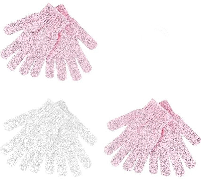 Exfoliating Body Gloves, 6 pcs. - Brushworks Spa Exfoliating Body Gloves — photo N2