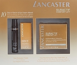 Fragrances, Perfumes, Cosmetics Set - Lancaster Suractif Comfort Lift Rich Set (cr/3ml + cr/50ml + ser/10ml) 