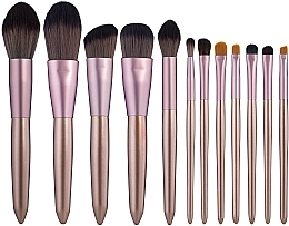 Fragrances, Perfumes, Cosmetics Professional Makeup Brush Set, 12 pcs - King Rose