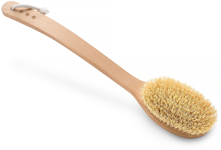 Dry Massage Body Brush with Handle, #6 - Hhuumm Premium — photo N5